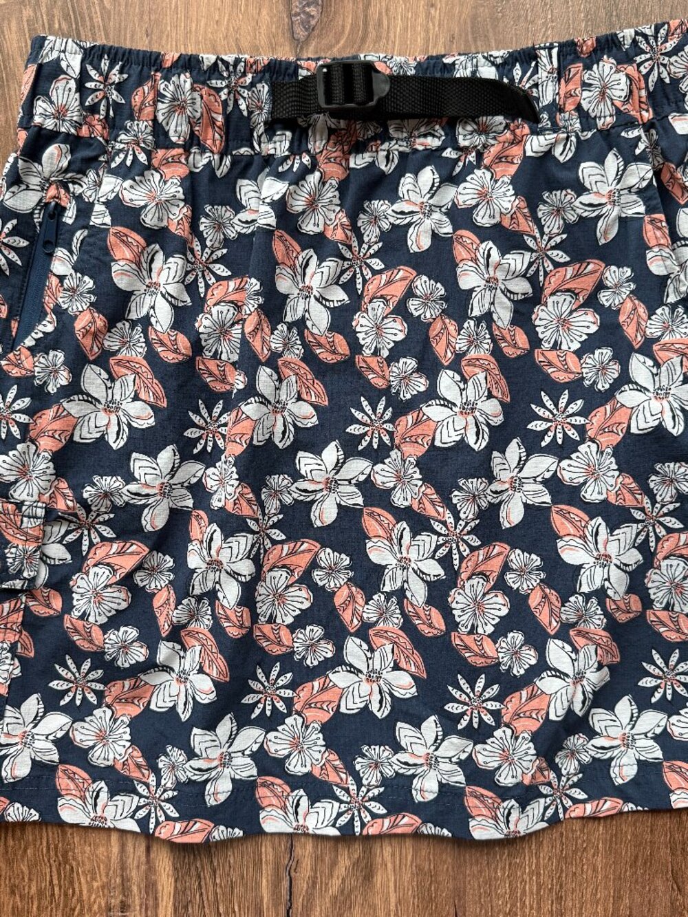 Aspen Floral Cargo Hiking Skirt Belted Medium